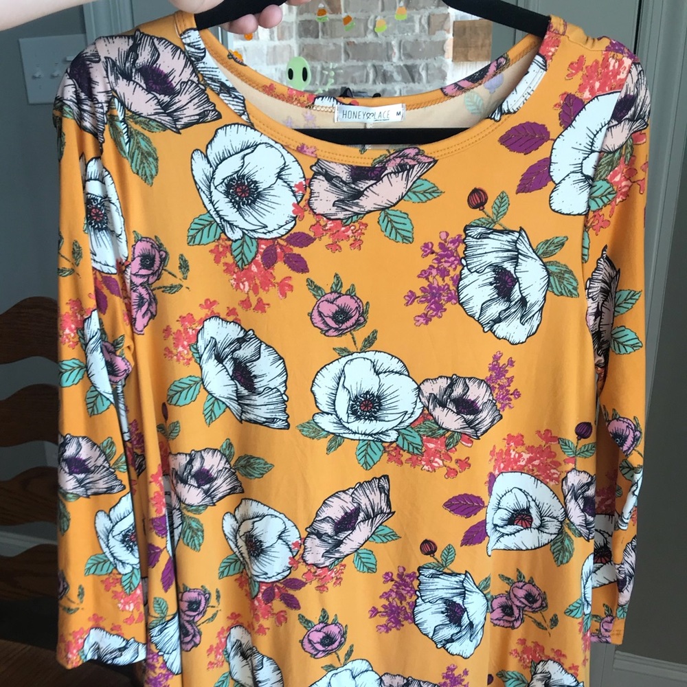 Floral swing dress